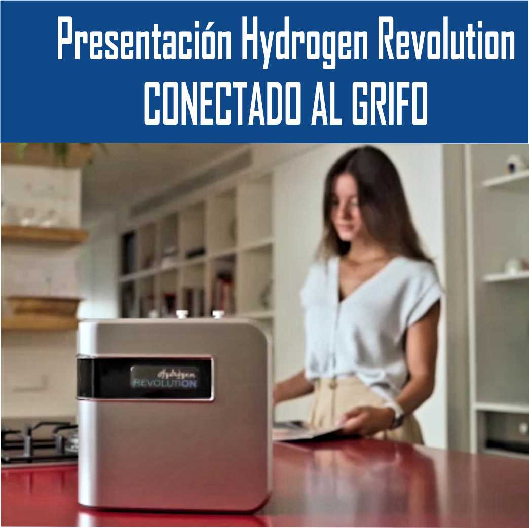 Hydrogen Revolution: Hidrogenador conectado al grifo